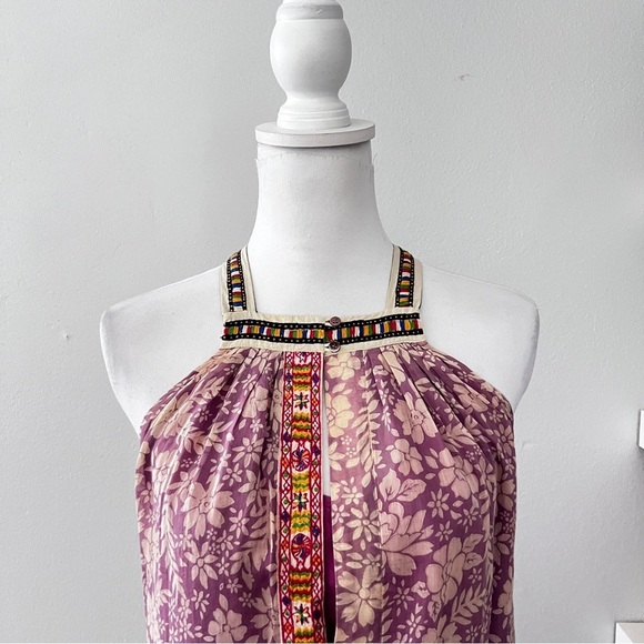 A Common Thread by Anthropology Boho Floral Dress size medium - Picture 3 of 16